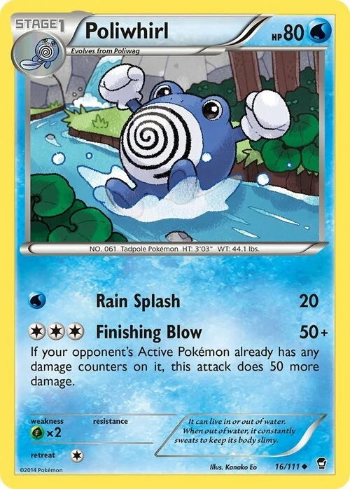 Furious Fists Poliwhirl #16/111